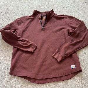Carhartt 1/4 zip heavier weight shirt